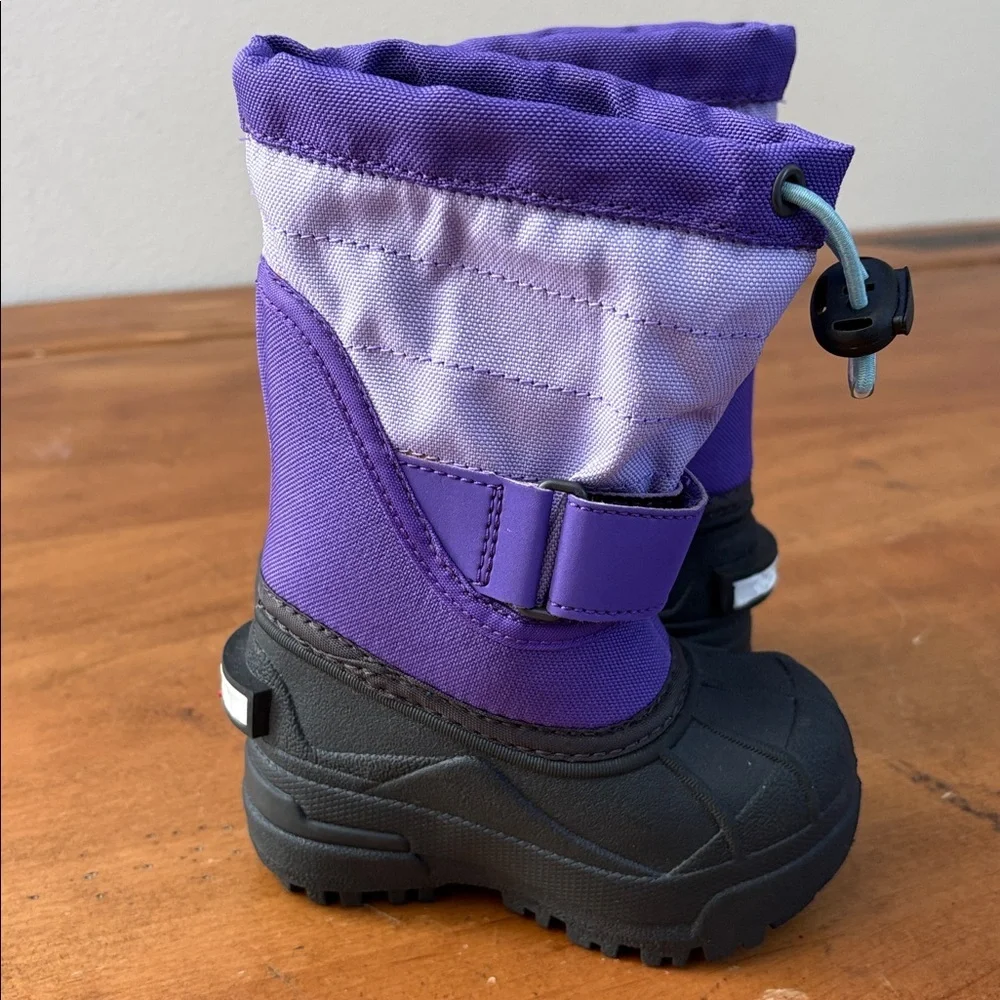 Columbia Kids' Purple and Black Snow Boots Size 5